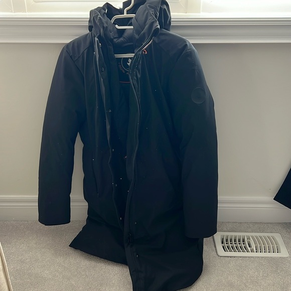 WOMAN'S HOODED PARKA SIENNA IN BLACK - Picture 3 of 10